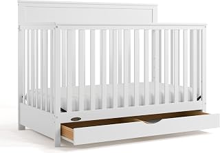 Graco Shiloh 5-in-1 Convertible Crib with Drawer, White