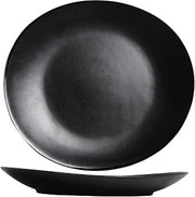 Cosy & Trendy Vongola Flat Plate 28 x 25.5 cm - Pack of 4 Black