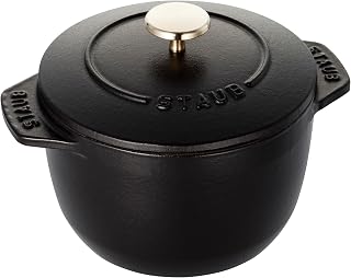 STAUB Cast Iron 0.75-qt Petite French Oven - Matte Black, Made in France