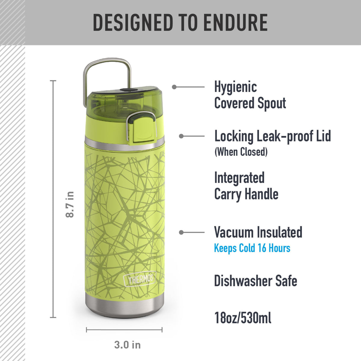THERMOS Sports Web / 18 Ounces / 18.0 fluid_ounces Thermoses