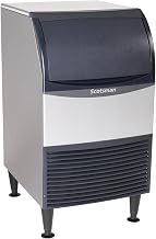 Scotsman CU0920MA-1 Air-Cooled Cube Undercounter Ice Maker Machine with 57 lb. Storage Capacity, 100 lbs/Day, 115v, NSF