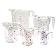 Winco 5 Piece Set / Clear / 4.0 quarts Cups