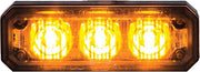 Buyers Products 8891403 Mini LED Strobe Light, Truck Light Bar, Safety Truck, Surface Mount, Warning Lights, Amber