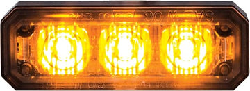 Buyers Products 8891403 Mini LED Strobe Light, Truck Light Bar, Safety Truck, Surface Mount, Warning Lights, Amber