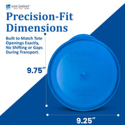 San Jamar 1 Count (Pack of 2) / Azul / Industrial Ice Buckets