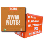 Aww Nuts! 75% Dark Chocolate Bars (10 pack) | Plant Based by TCHO – 2.1 Ounce (Pack of 10), Natural