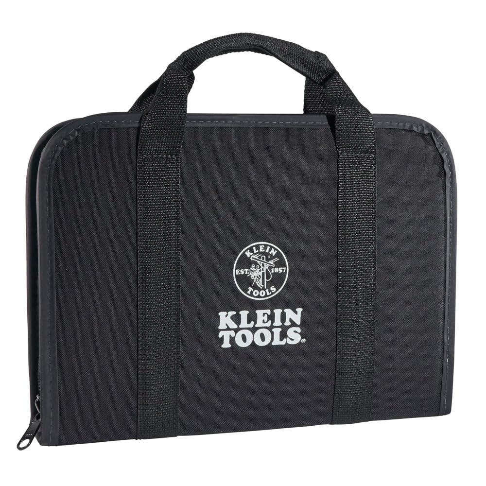 Premium Insulated Tool Kit by KLEIN TOOLS – One Size, Nylon, Black, Model 33529