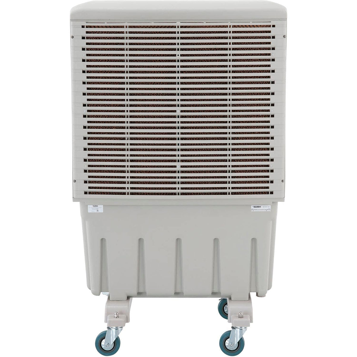 20" Evaporative Cooler Fan by Global Industrial – 18"L x 33"W x 55"H, Abs Plastic, White, Model 600580
