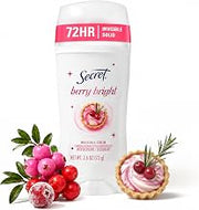 Secret Fresh Antiperspirant Deodorant for Women, Berry Bright Scent, 2.6 Ounce (Pack of 12)