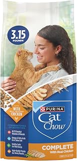 Purina Cat Chow High Protein Dry Cat Food, Complete - 3.15 Pound (Pack of 4)