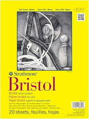 Strathmore 300 Series Bristol Pad - 11-Inchx14-Inch - 20 Sheet Pad