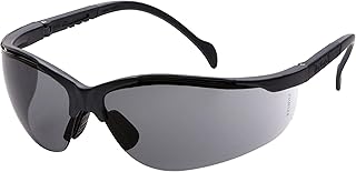 (12 Pair) Pyramex Venture II SB1820S Safety Glasses Black/Grey