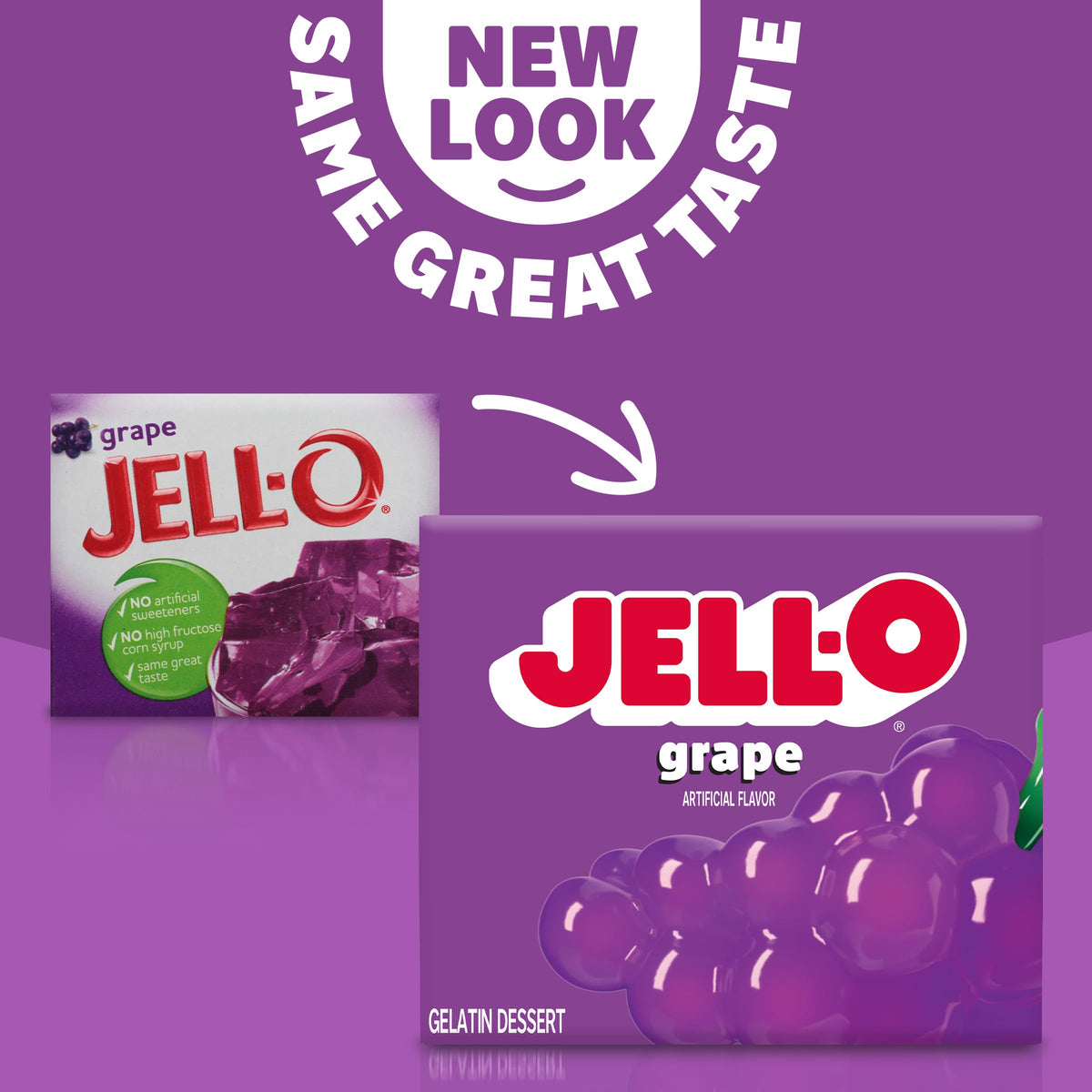 Jell-O Grape / 3 Ounce (Pack of 5) / 1 Gelatin