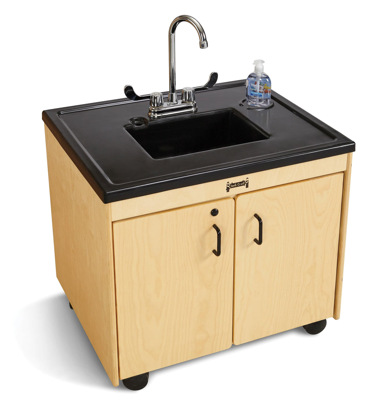 Clean Hands Helper by Jonti-Craft – 26", Plastic, Natural wood, Model 1370JC