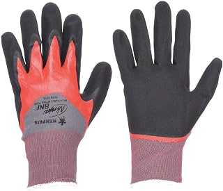 MCR Safety N96783L Nitrile Gloves, Large, Gray, 1-Pair