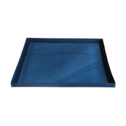 Full Size Cooking Tray Blue by MERRYCHEF – 11" x 11" x 0.5", Plastic, Blue, Model 32Z4101