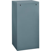 Clear View Wall Storage Cabinet with Locking Recessed by Global Industrial – 13.75 inches x 30 inches x 12.75 inches, Alloy Steel, Grey, Model 269874CV-GY