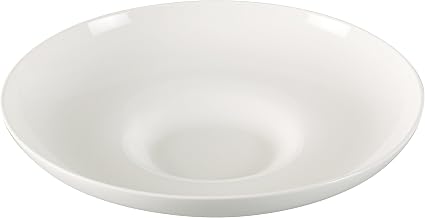 Yanco AC-310 ABCO 10.5" Mediterranean Pasta Bowl, 18 Oz Capacity, Porcelain, Super White, Pack of 12