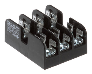 Fuse Block; 3 Pole;30A;600V - Genuine OEM Replacement Part by Bakers Pride – Stainless Steel, black, Model P1166A
