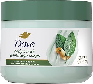 Dove Limited Edition Body Scrub Palo Santo & Sage Oil For Exfoliated 15 OZ