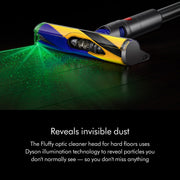 V15 Detect Extra (Renewed Premium) by Dyson – 0.2 gallons, Yellow/Nickel, Model 448709-02