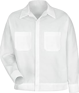 Red Kap Men's Button Front Shirt Jacket