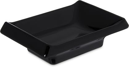 Carlisle FoodService Products 086403 Melamine Japanese Style Ramekin, 2 oz Capacity, 3.62" Length x 2-3/8" Width x 1" Height, Black (Case of 48)