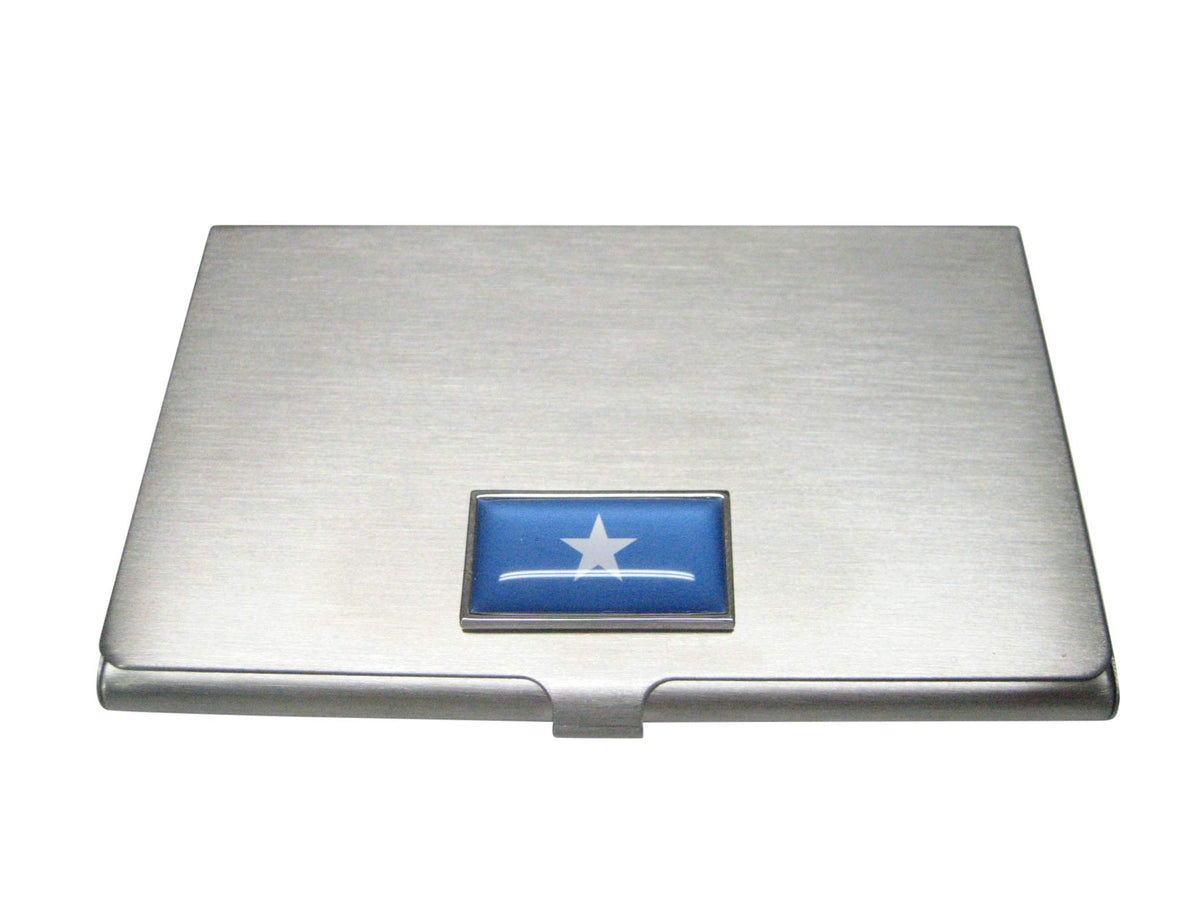 Thin Bordered Federal Republic of Somalia Flag Business Card Holder by Kiola Designs – Commercial Grade