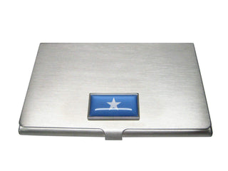 Thin Bordered Federal Republic of Somalia Flag Business Card Holder by Kiola Designs – Commercial Grade