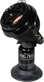 Mr. Heater 3,800 BTU Little Buddy Portable Radiant Propane Midnight Edition Heater