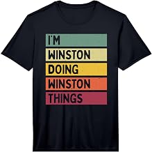 I'm Winston Doing Winston Things Funny Personalized Quote Performance T-Shirt