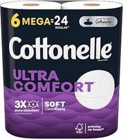 Cottonelle 48611 Ultra ComfortCare Toilet Paper, Soft