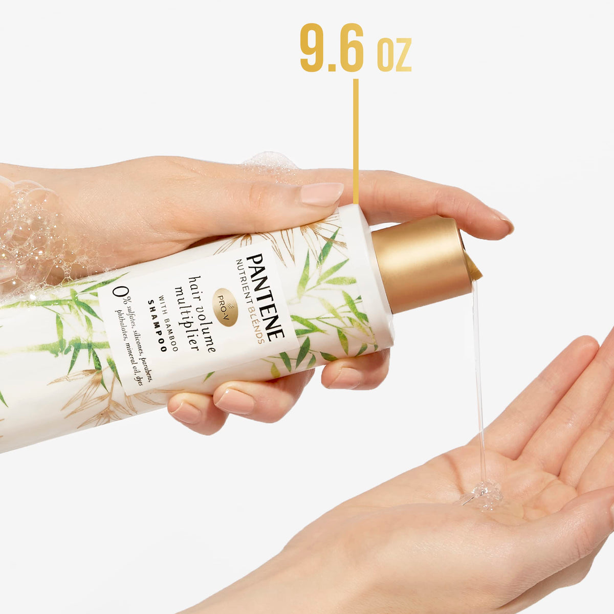 Pantene 9.6 Fl Oz (Pack of 1) / Bamboo / 1 Shampoos