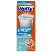 Hefty Ocean Scent / 26 Count (Pack of 1) / Ocean Water Trash Bags