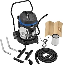 Global Industrial Wet Dry Vacuum, 16 Gallon Capacity, Stainless Steel Tank,