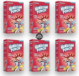Hawaiian Punch Sugar-Free Juicy Red Powdered Drink Mix 6 Count of 8 packets each for Total 48 Sticks bundle packaged by D'Elite Box
