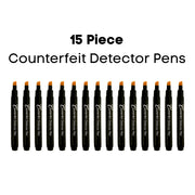 Counterfeit Money Detector Pen by Dri Mark – Pack of 15, Model CFDChisel6PK