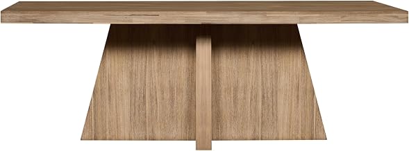 Zerano Cross Legs Dining Table - 84" - Brushed Smoke