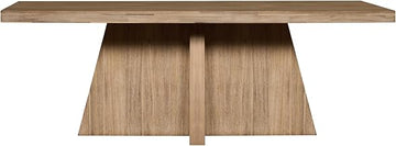 Zerano Cross Legs Dining Table - 84" - Brushed Smoke