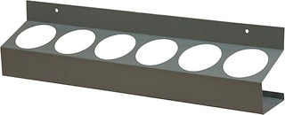 Durham 385-95 Gray Cold Rolled Steel 6 Sections Aerosol Can Caddy, 21-1/2" Width x 5-1/4" Height x 3-1/8" Depth