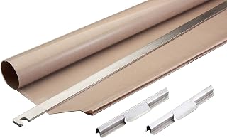 Essentialware Vulcan VMCS 101/201 Clamshell Griddle PTFE Release Sheet kit with (1) Bracket, (2) Clips, (2) Teflon Sheets