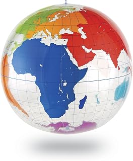 Learning Resources Inflatable Labeling Globe - Geography Class Supplies for Kids, Inflatable Earth, Classroom Science Supplies