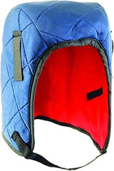 OccuNomix Blue And Red 100% Quilted NylonTricot Hot Rods 3 Layer Classic Regular Length Winter Liner With Fleece Lining, DuPont Tyvek Insulated Ear Barrier And Double Foam Center Layer, regular length (9-10.5"), RQ301