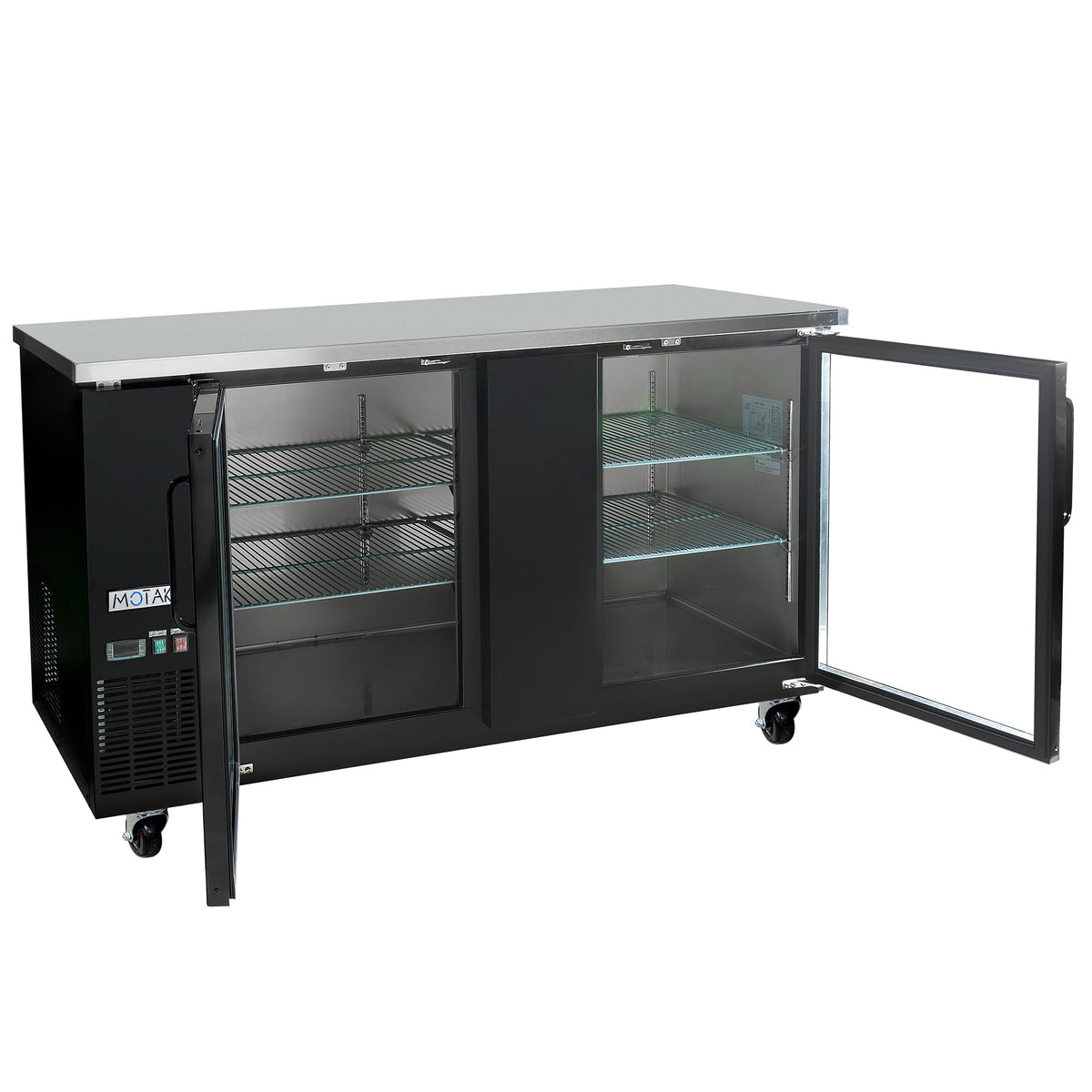 69 1/8" Bar Refrigerator by MOTAK – 71.46x30.51x41.73, In Description, Check Images, Model MBB-2D-70-G-X