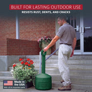 Justrite Forest Green / 4 Gallon / Cease-Fire Smoking Receptacles