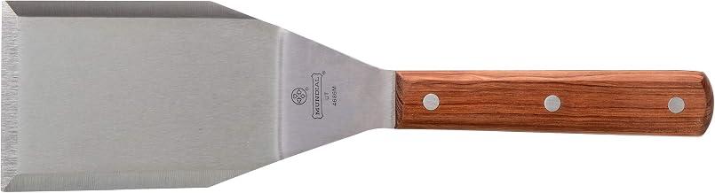 Hamburger Turner 4" x 3" by Mundial – 4 inches by 3 inches, Alloy Steel, Wood, Model 4686M