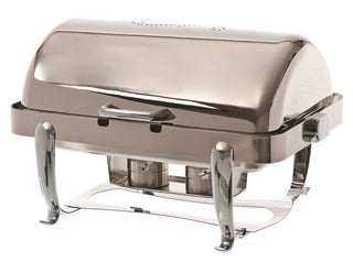 Browne 9 qt Stainless Steel Rectangular Chafer-Octave Collection by Browne Foodservice – rectangular, Stainless Steel, Silver, Model 575170