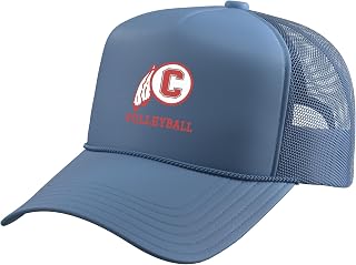 Carlisle High School Blue Aces Volleyball Trucker Hat with Adjustable Mesh Back