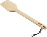 Kuhn Rikon Maple Wood Angle Paddle with Square Edges and Leather Tie, 30 cm