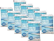 10 Pack 40 Lb Fast Dissolving Pool Spa Salt Chlorine Generators AJ-PS by Aqua Joe – 10 Pack, White, Pack of 10, Model 10 x AJ-PS40